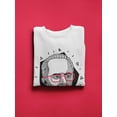 thumbnail image 3 of Graffiti Beard Sculpture Sweatshirt Men -Image by Shutterstock, Male Medium, 3 of 4