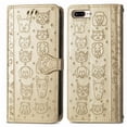 thumbnail image 1 of Funda Cartera FOXDOCK para iPhone 8 Plus/7 Plus , Flip PU con Relieve de Gatos y Perros, Tarjetero y Soporte, 1 of 6