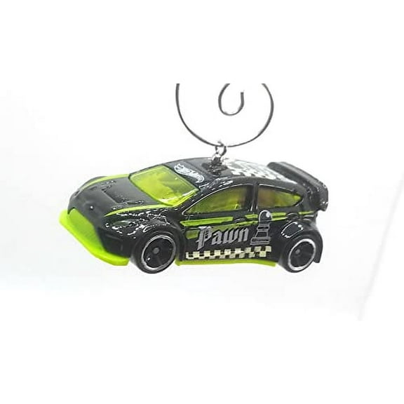 Christmas Ornament for 2012 Ford Fiesta Black Green Pawn Chess