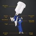 thumbnail image 2 of ENDOZER General Purpose Mini HVLP Spray Guns Auto Car Detail Paint Sprayer Spot Repair with 0.8mm Nozzle 125CC, 2 of 6