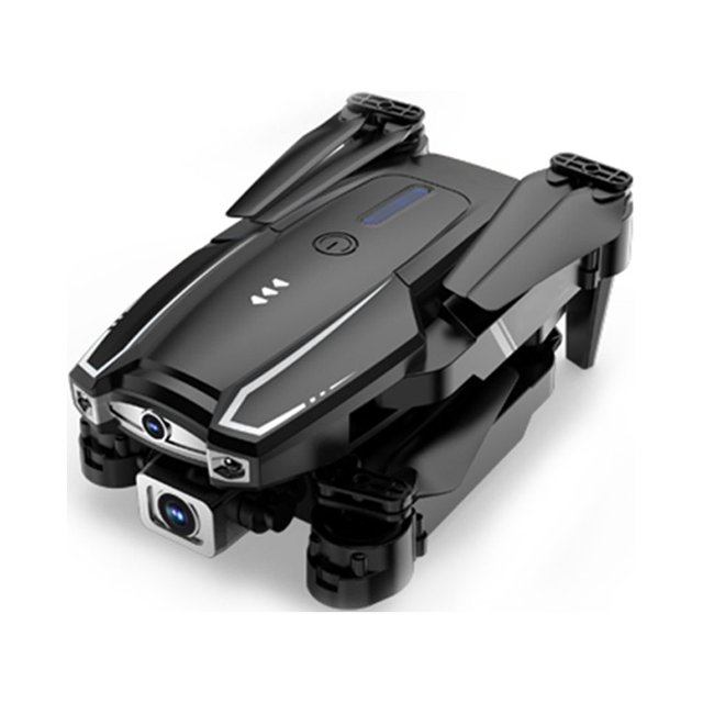 Inteprter Dron con cámara 5G, cuadricóptero de resolución 4K rodante de 360 grados para principiantes, Control remoto recargable de Accesorios para aéreos Negro 1 cámara