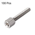 thumbnail image 3 of Unique Bargains 4#-40 5+16mm F/M Brass Hex Standoff Spacer Screws PCB Column, 100Pcs, 3 of 3