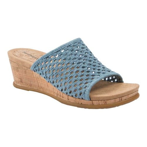 bare traps flossey wedge sandal