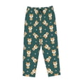 thumbnail image 4 of Haiem Cute Shiba Women's Pajama Pants Ultra Lightweight Pjs Bottoms Sleepwear Bottom Pants With Pocket Drawstring-Large, 4 of 7