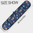 thumbnail image 3 of Dailycode Double Sided Oven Mitt with Loop Heat Resistant Kitchen Long Potholders 7" x 35" Planets Star Sun, 3 of 6