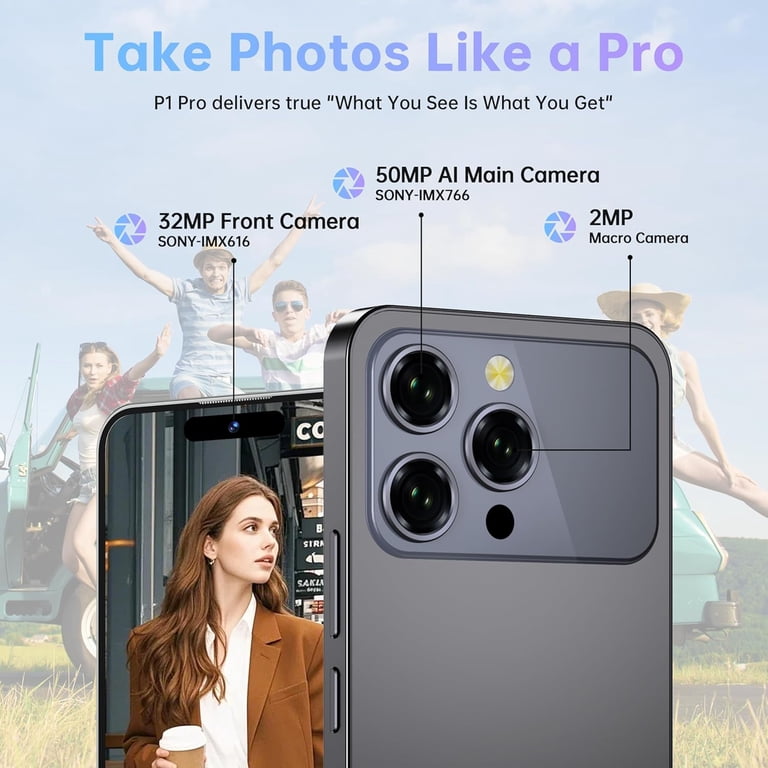 OUKITEL P1 Pro Unlocked Cell Phone Android 15-6.7