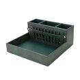 thumbnail image 2 of Soporte para herramientas arbero Antideslizante Desmontable Resistente al desgaste Estante de almacenamiento Soporte para secadores de pelo Peines - verde Sunnimix Estante de tijeras de salón, 2 of 8
