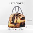 thumbnail image 2 of Disketp Hawaiian Sunset Beach Bolsa Térmica para Almuerzo, Lonchera con Abertura Amplia y Gran Capacidad, Organizador Reutilizable para Mujeres, Hombres y Adultos, 2 of 6