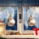 thumbnail image 4 of Paquete de 4-5 Unidades, 2 Uds., Bolas de árbol de Navidad, Lindo Alce Colgante, Adorno para El Hogar, Decoración, Alce 1 4 piezas Sunnimix Bolas colgantes de árboles, 4 of 8