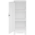 thumbnail image 3 of Pemberly Row Armoire de Rangement en Métal à 3 Tablettes, 42,5 Po H, Pattes de 3 Po, Blanc Perle, 3 of 8
