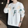 thumbnail image 3 of Tendencias de moda de otoño de Corea 2024 Sudaderas Camiseta de cuello redondo para hombres Camiseta Emo Venta Diseñador Tops de alta marca Jerseys Xxl para hombre, 3 of 5