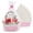 Pink, variant on 10 Pack Cotton Rope Woven Gift Baskets with Clear Bags and Bows, 8.07" x 7.87" x 4.72", Baby Shower, Holiday, Birthday, Storage Basket Set, Gray