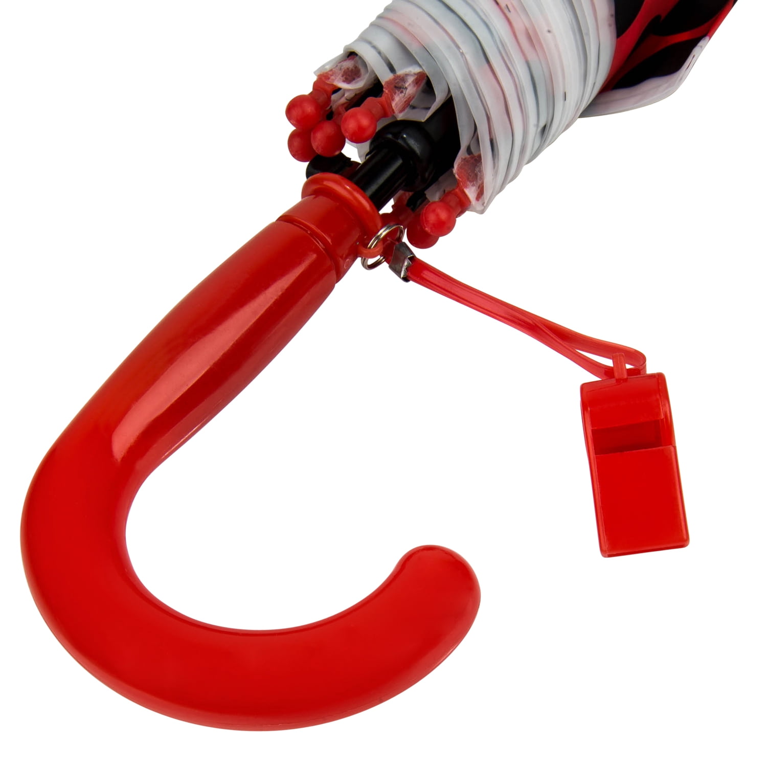Lightweight Cartoon Friends Children's Umbrella With Plastic Safety Whistle, Easy Open Button, And Comfortable Grip Handle