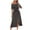 Gray, variant on Summer Dresses for Women 2024 Plus Size Fashion Elegant Off-the-shoulder Short-sleeved One-line Collar Dress Sleeveless One-line Shoulder Knee-length Dress Womens plus $15 & under