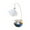 Blue, variant on Blue Tumbler Feather Cat Teaser Toy - Detachable With Carousel Mint, Built-In Bell, Ergonomic Grip, 38.5Cm Length, Feathers Silicone Steel Wire, Bright Feather