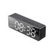 thumbnail image 2 of Puntoco-Mini reloj despertador con Audio Bluetooth, espejo de Audio, Subwoofer, alarma de casa para estudiantes, estéreo de escritorio enchufable, 2 of 9