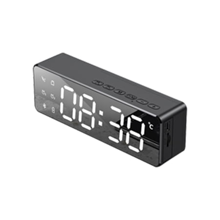 Audio Connection Clock jovati Alarm Clock with Bluetooth Speaker Mini Bluetooth Audio Alarm ...