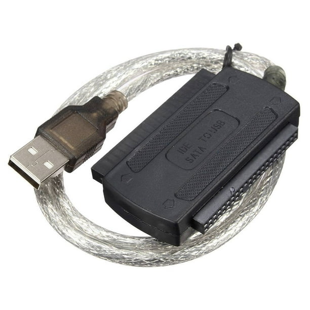 Deoxygene USB 2.0 Male to IDE SATA Adapter Converter Cable Hard Adapter Cable for PC 2.5" 3.5" HDD Drive - Walmart.com