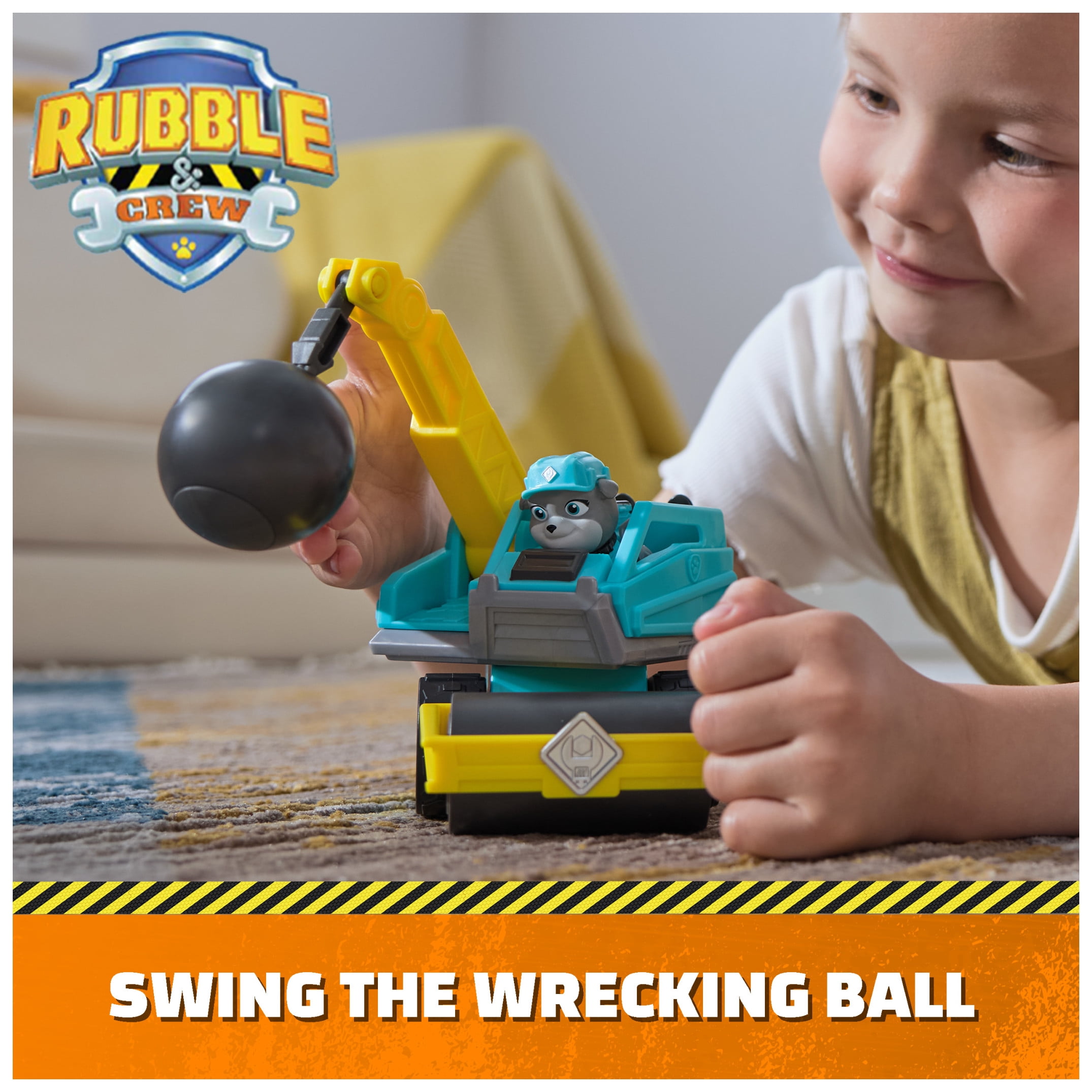 Rubble & Crew, Motor’s Wrecking Ball Construction Vehicle, for Ages 3 and Up  (图3)