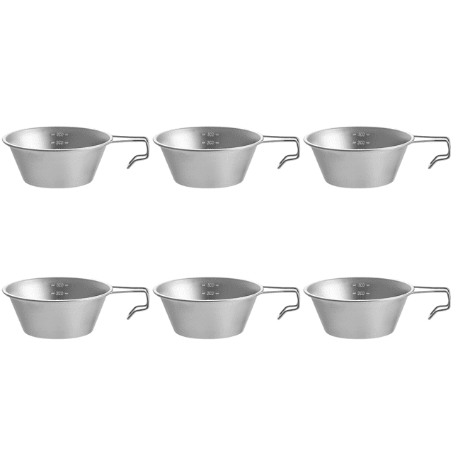 Tazón al aire libre 300 ml/500 ml taza de camping con asa accesorios de taza (500 ml)