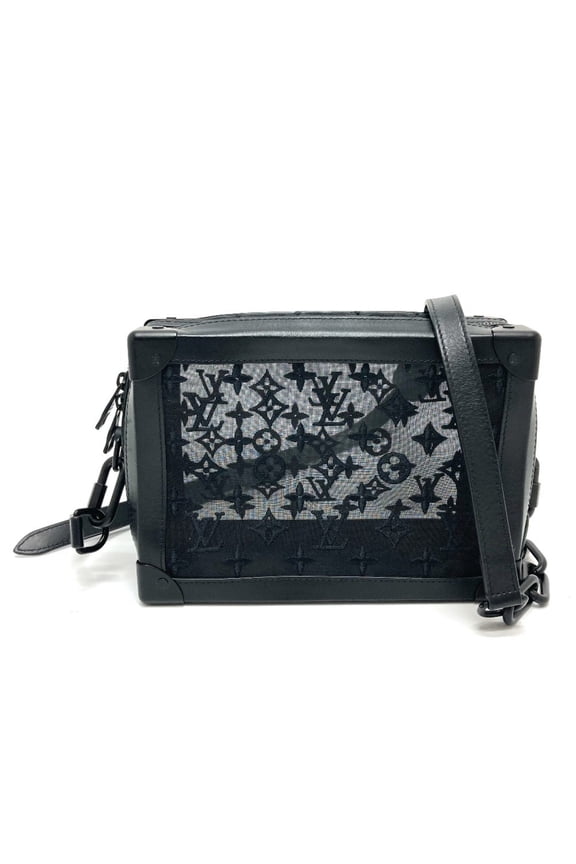 Pre-Owned LOUIS VUITTON M53964 Monogram Embroidered Mesh Soft Trunk 2-Way Shoulder Bag in...