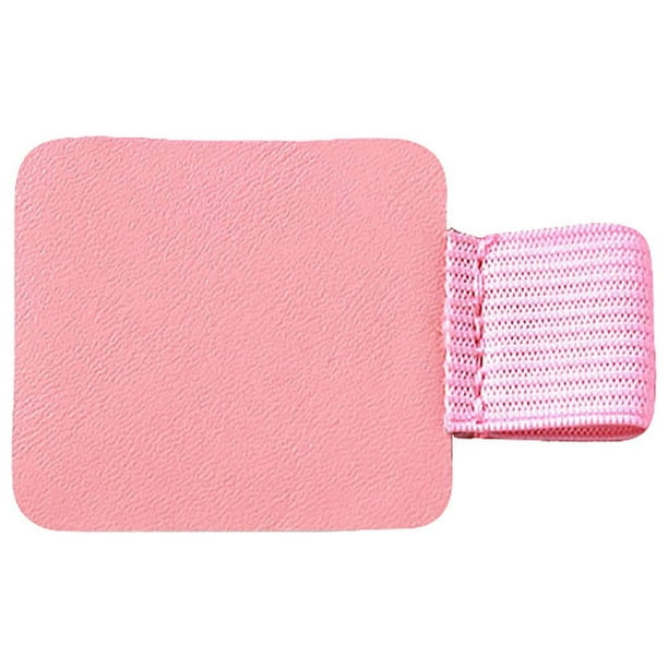 Presillas autoadhesivas para bolígrafos | Juego de 6 piezas con diseño de goma elástica y cuero | Estuche adhesivo para bolígrafos, cuadernos, agendas y útiles escolares