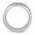 thumbnail image 2 of Stainless Steel Chain/Black IP-plated Brushed & Polished 10mm Band Size: 10; for Adults and Teens; for Women and Men, 2 of 6