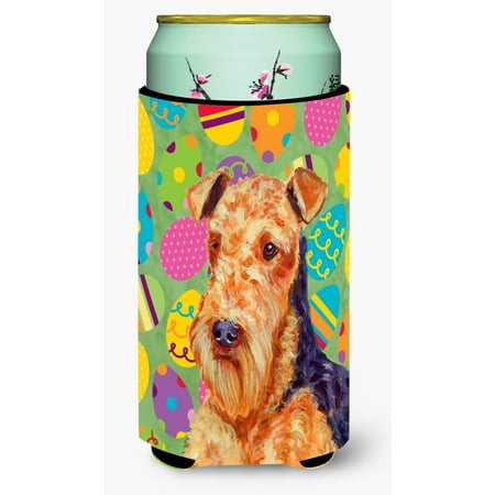 

Caroline s Treasures LH9426TBC Airedale Easter Eggtravaganza Tall Boy Hugger Tall Boy multicolor