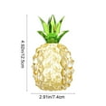 thumbnail image 6 of Cute Pineapple Light,Glass Pineapple Lamp Night Light,Christmas Decorations Indoor,Tabletop Christmas Decorations,Acrylic Pineapple Lamp Decoration Nordics Home LED Night Light Christmas Decoration, 6 of 9