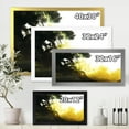 thumbnail image 4 of Designart 'Abstract Of Yellow Meeting Black' Modern Framed Art Print, 4 of 4