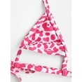 thumbnail image 6 of ZAFUL for Women Leopard Open Cup Tanga String Bikini Swimwear Light Pink L, 6 of 6