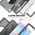 thumbnail image 4 of Dteck Galaxy Tab S6 10.5 2019 Case, Heavy Duty Shockproof Rugged Case with Hand Strap/360 Rotating Stand / Shoulder Strap For Samsung Tab S6 SM-T860/T865/T867 2019 Model, Gray, 4 of 9