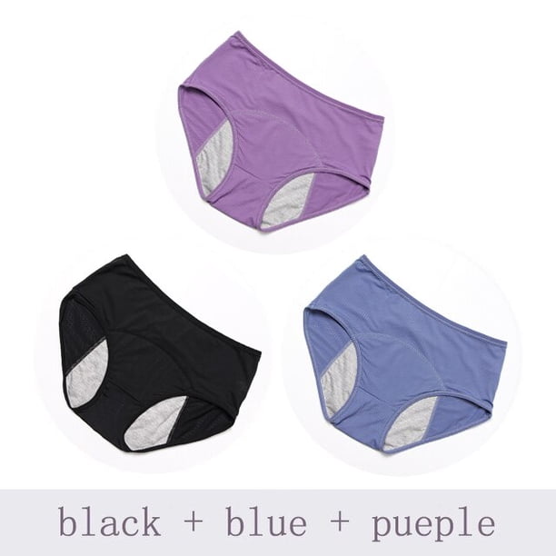 3 unids/set bragas menstruales a prueba de fugas, ropa interior para mujer, pantalones sexis, ropa interior para incontinencia, calzoncillos, triangulación de envíos de talla grande Tan Jianjun unisex