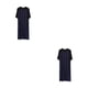 thumbnail image 2 of Albornoz Para Hombre Sonducket Cómodo Y Elegante Costuras En Azul Marino Negro XXL, 2 of 6