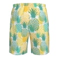 thumbnail image 6 of Kdxio Pineapples1 Pattern Mens Casual Shorts - Drawstring Summer Beach Sports Shorts for Men, 6 of 9