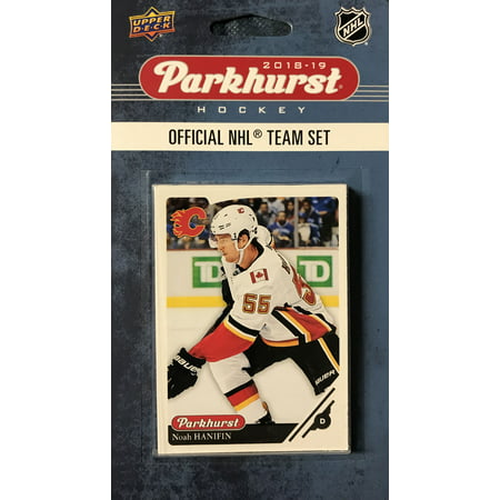 Calgary Flames 2018 2019 Upper Deck PARKHURST Series Factory Sealed Team Set including Johnny Gaudreau, Sean Monahan and James Neal plus 7 (Best Spellcaster Deck 2019)