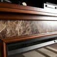 thumbnail image 2 of 45.5" Chocolate Brown and Black Media Electric Fireplace, 2 of 4