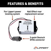 Lippert Components M6V-232201 Auto Level Jack Hall Effect Remote Rear Sensor