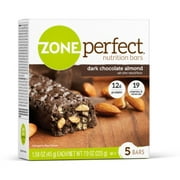 ZonePerfect Protein Bars, Dark Chocolate Almonds (Pack of 2)
