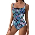 thumbnail image 1 of PMVFHDE Pièce Maillot de Bain pour Femmes Maillot Confortable Bleu Foncé,L, 1 of 5