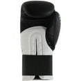 thumbnail image 6 of Adidas Boxing and Kickboxing Gloves - Hybrid 100 - for Men and Women - for Punching, Fitness and Heavy Bags - Black/White, 6oz, 6 of 9