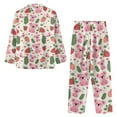 thumbnail image 7 of FOR U DESIGNS Strawberry Koala Pajama Sets for Women 2 Piece Button Down Long Sleeve Button Pajama Tops for Women Size XS Button Up Pajamas Pants for Women Winter, 7 of 7
