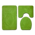 thumbnail image 2 of relayinert 3pack/lot Bathroom Rug Sets Easy To Install Waterproof Anti-slip Multi-functional Comfortable PJ210922-A022 1Set, 2 of 6