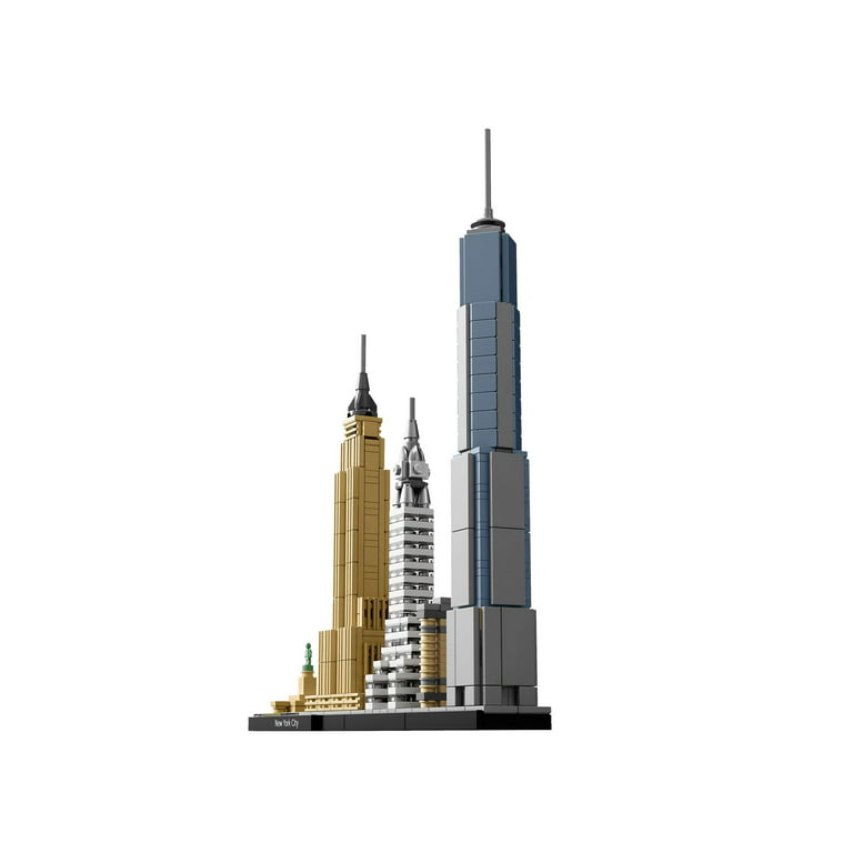 York Architecture Adults 21028, (598 and New City It Build Yourself for LEGO Pieces) Model New York Kit Skyline Kids