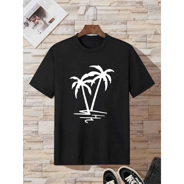 Two Coconut Trees Cotton boys' T-shirt