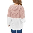 thumbnail image 2 of Sherrylily Girls Fuzzy Fleece Hoodies Sweatshirt Casual Loose Pullover with Pockets 4-15 Years, 2 of 7