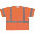 thumbnail image 4 of Condor Large Class 3 High Visibility Vest, Orange 1YAT4, 4 of 5