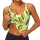 thumbnail image 3 of Balery Fresh Corn Sujetadores deportivos con espalda cruzada para mujer, acolchados, sin costuras, de alto impacto, ideales para yoga, gimnasio, entrenamiento y fitness.-X-Large, 3 of 8