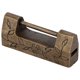 thumbnail image 3 of Chinese Antique Lock Chinese Antiques Padlock Antique Padlock Horizontal Padlock Lock Chinese Brass Cerradura antigua china, candado antiguo de 2.0x0.8in para gabinetes pequeos para joyeros, 3 of 8