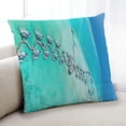 thumbnail image 1 of Ahgly Company Color Focus Blue Indoor Throw Pillow, 18 inch by 18 inch, 1 of 6